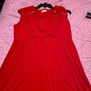Calvin Klein red dress - size 14